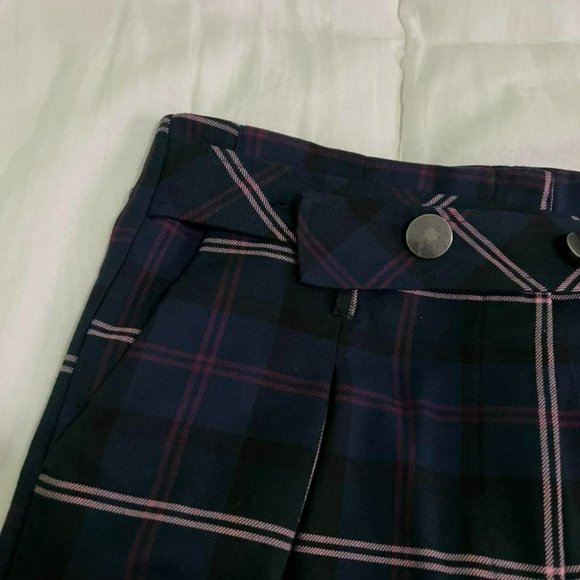 Plaid straight leg pants - Picture 4 of 4